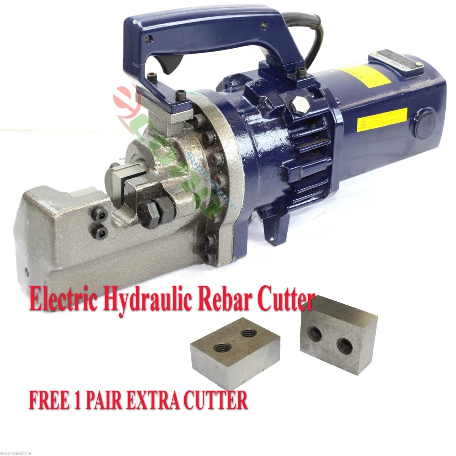 Electric Hydraulic Rebar Cutter 1" ( #8) Rebar Cutting Rc25 W/free 2