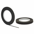3 Pack 1/4" .25 Inch X 60yd (6mm X 55m) Thin Stikk Black Painters
