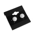 Black Plastic Earring Card Hang Jewelry Display Plain Cards