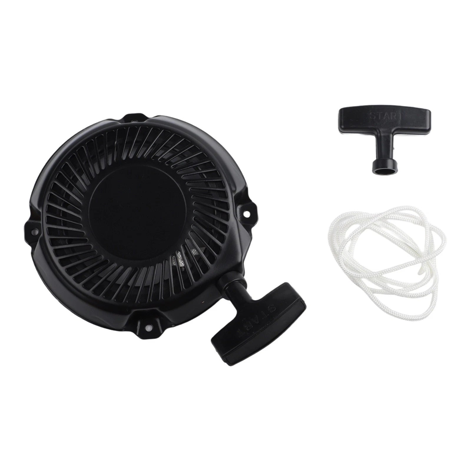 Recoil Starter For Pull Cord Kit 5 Horsepower Horizontal 6 Horsepower