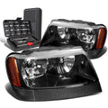 For 1999-2004 Grand Cherokee Pair Black/amber | Built Supply Co