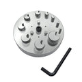 Moon Shape Disc Cutter With Set Of 10 Punches Size