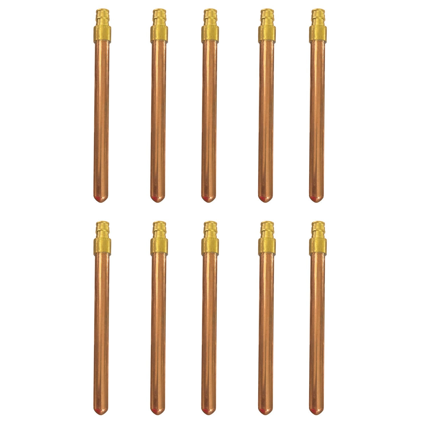 10 Pack XFITTING 1/2" PEX-A Stub Out 8" Tubing, Lead Fr