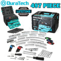 Duratech 3drawer Mechanics Tool Set Sae/metric Socket Ratchet Wrench