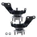 2pc Front LH RH Wheel Bearing Hub Knuckle Assembly For Nissan Versa 1.6L 13-19