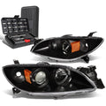 For 2004-2009 Mazda 3 Sedan Black/amber Signal | Built Supply Co