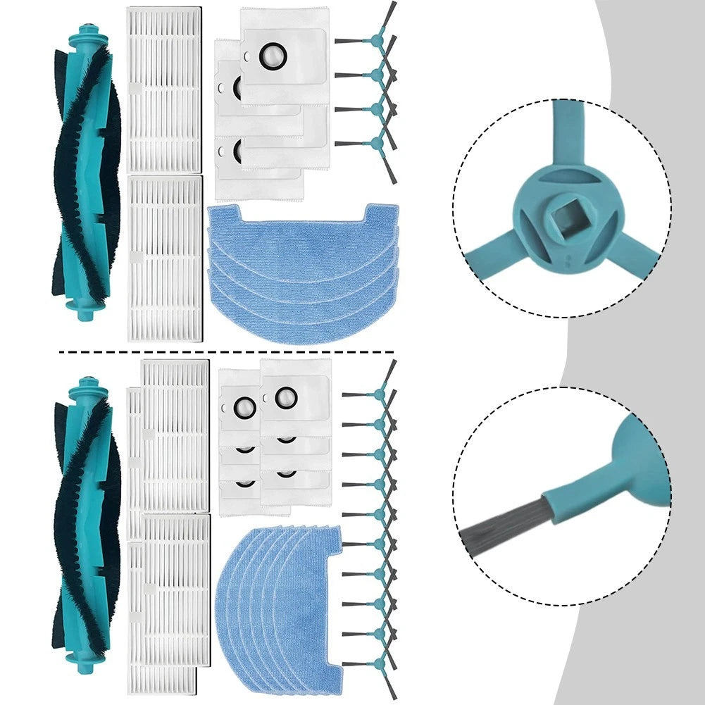 Achieve A Dust Free Home With Main Side Brush Filter Mop Cloth Dust
