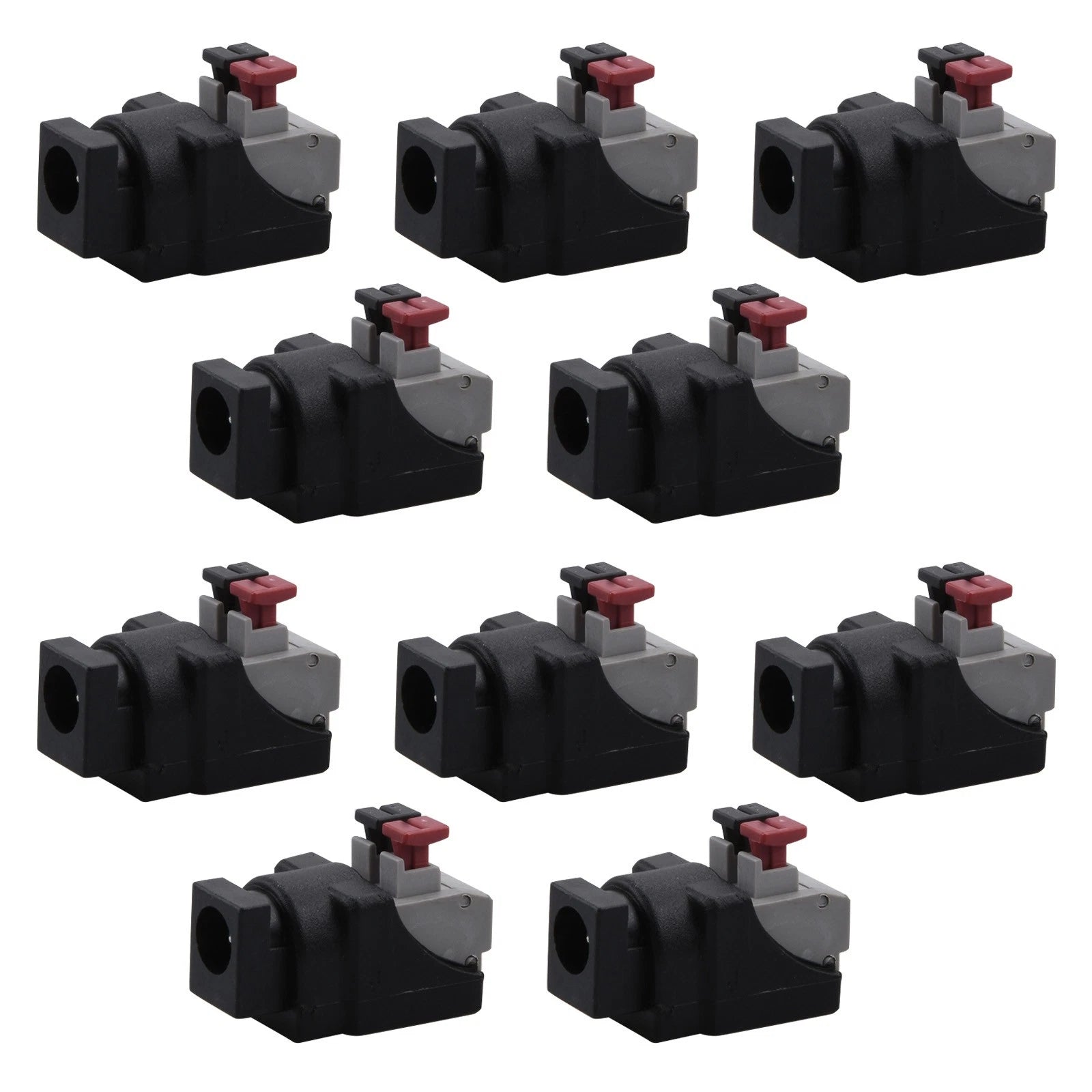 5.5mm X 2.1mm Dc Power Jack Screwless Quick Connect For Led 12V 24V