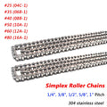#25/35/40 Simplex Roller Chains