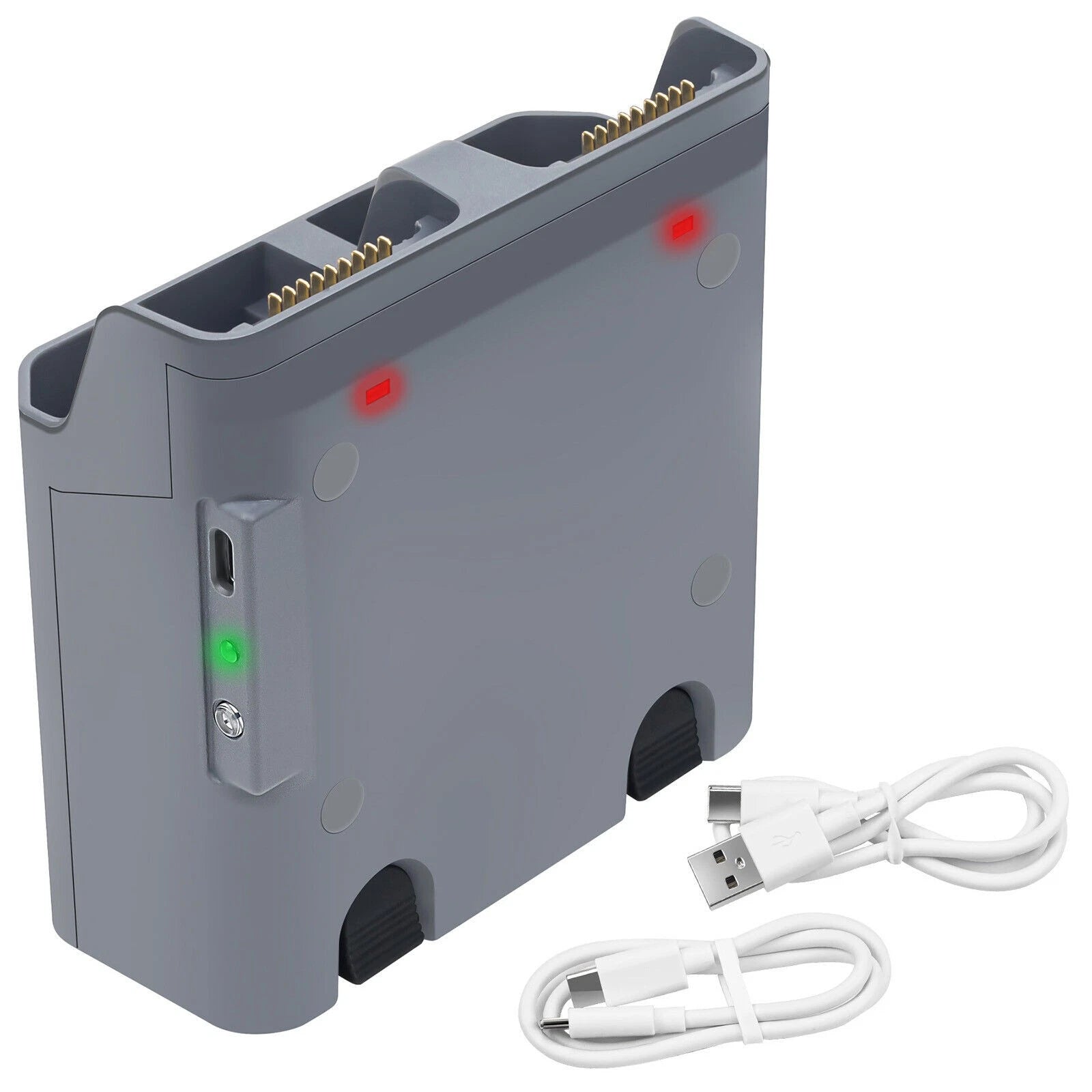 Drone Charge Manager Dual Battery Charging Compartment Charger Hub