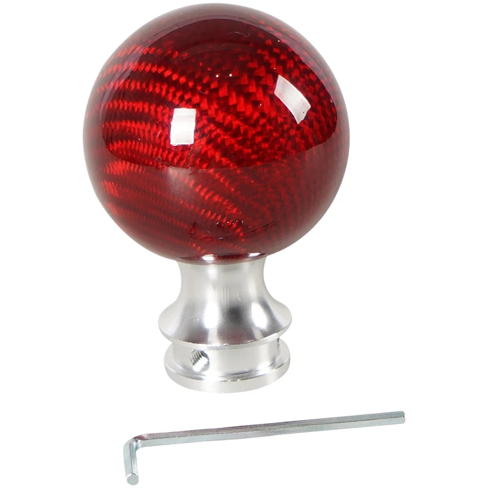 Car Modification Carbon Fibre Gear Knob With Easy Install And Sporty