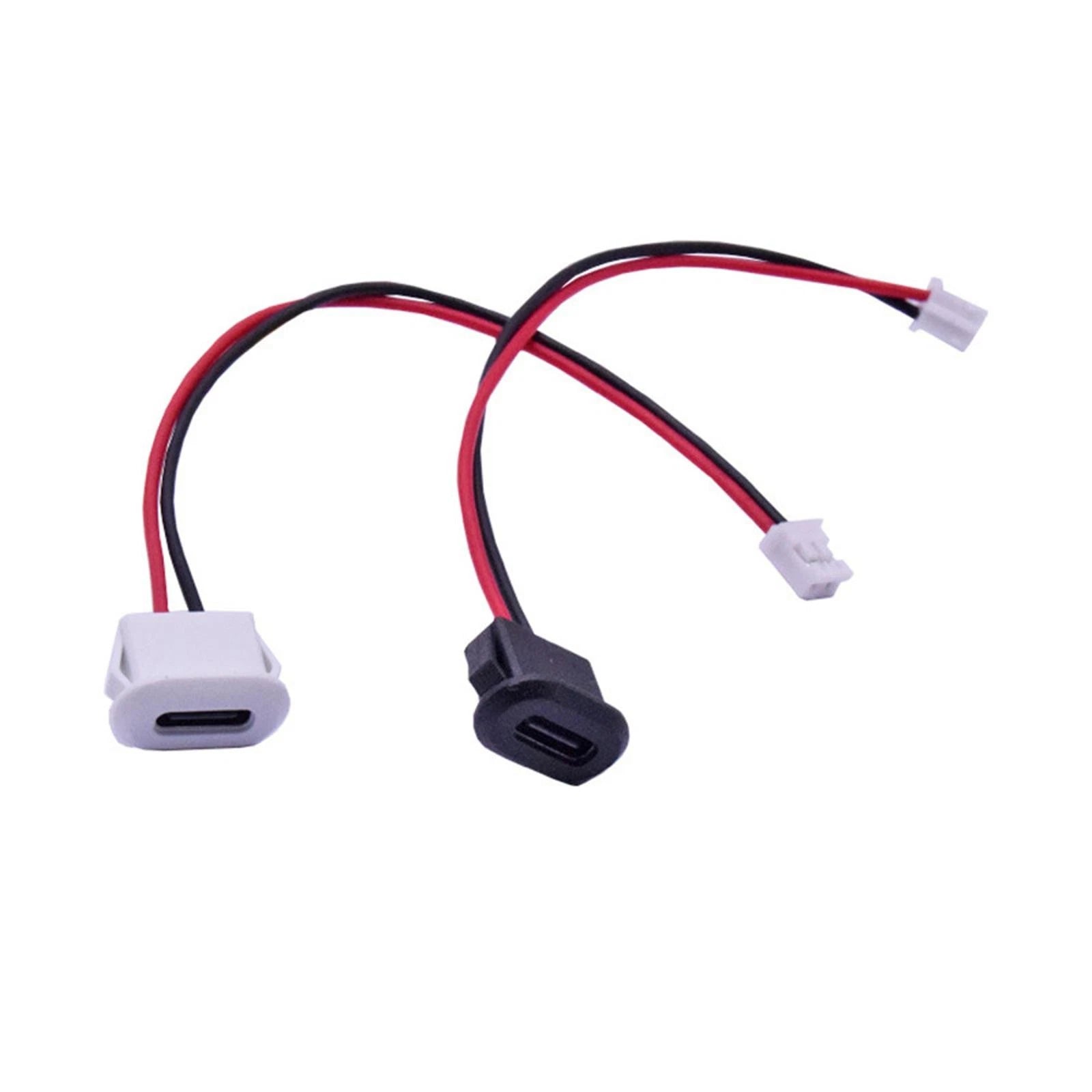 10pack Type C Female Pigtail Cable To 2 Pin Wire Connecter Fast