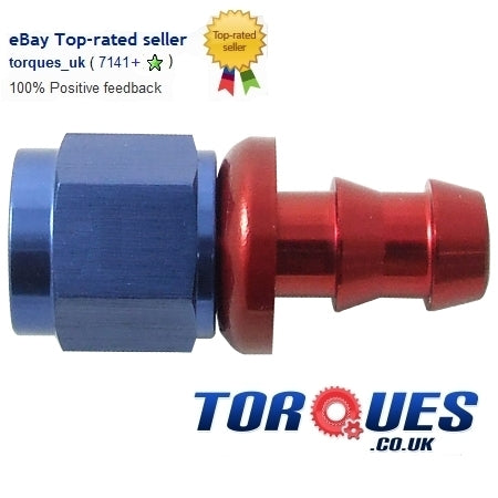 AN -6 (AN6) STRAIGHT Push-On Fuel Hose Fitting