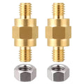 3/8"-16 Male Thread Side Post Brass Stud For 3/8" Nut Inner Diameter