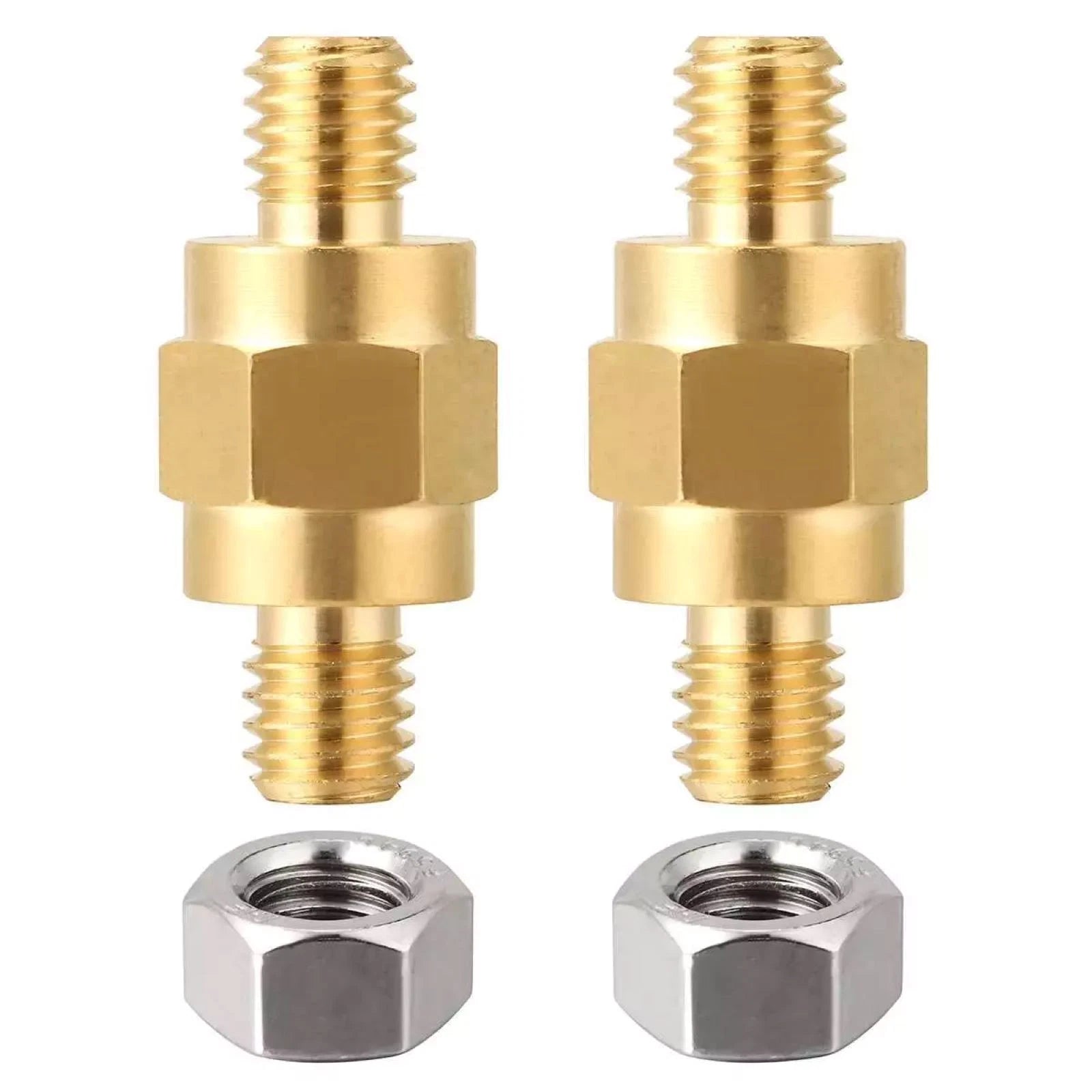3/8"-16 Male Thread Side Post Brass Stud For 3/8" Nut Inner Diameter
