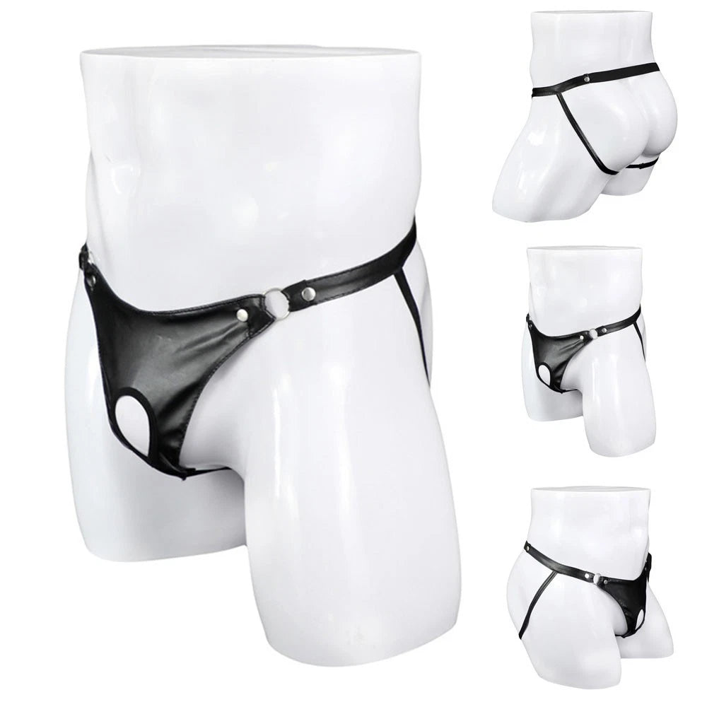 Mens Briefs Jock Strap Breathable Underwear Backless Jockstrap