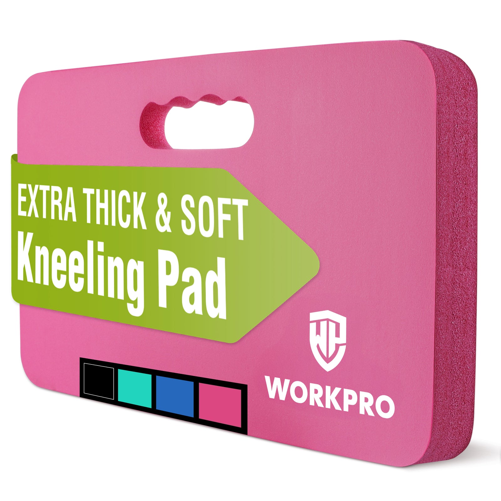 Extra Thick Kneeling Pad, Soft Foam Cushioning for Knee 17.5 x 11 x 1.5 in, Rose