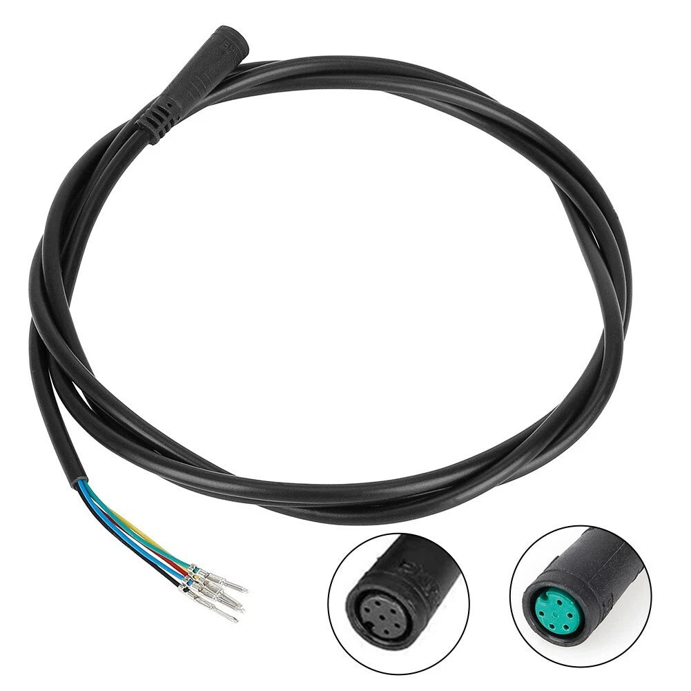 Dashboard Controller Data Cable 140cm 5pin/6pin Black Electric Scooter