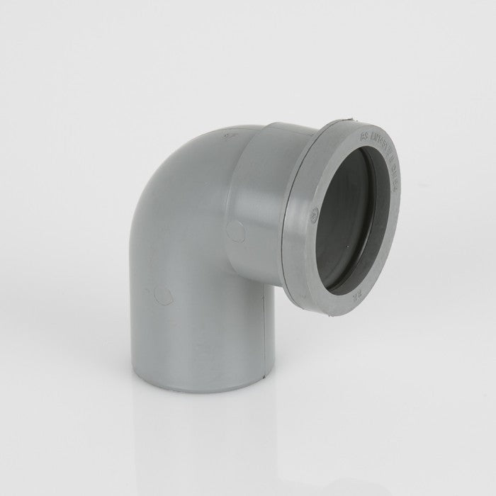 Brett Martin Push Fit Waste Pipe Bend 90°