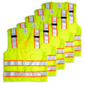 TR Industrial 5-Point Breakaway High Vis Safety Vest 5-Pack by TR Industrial