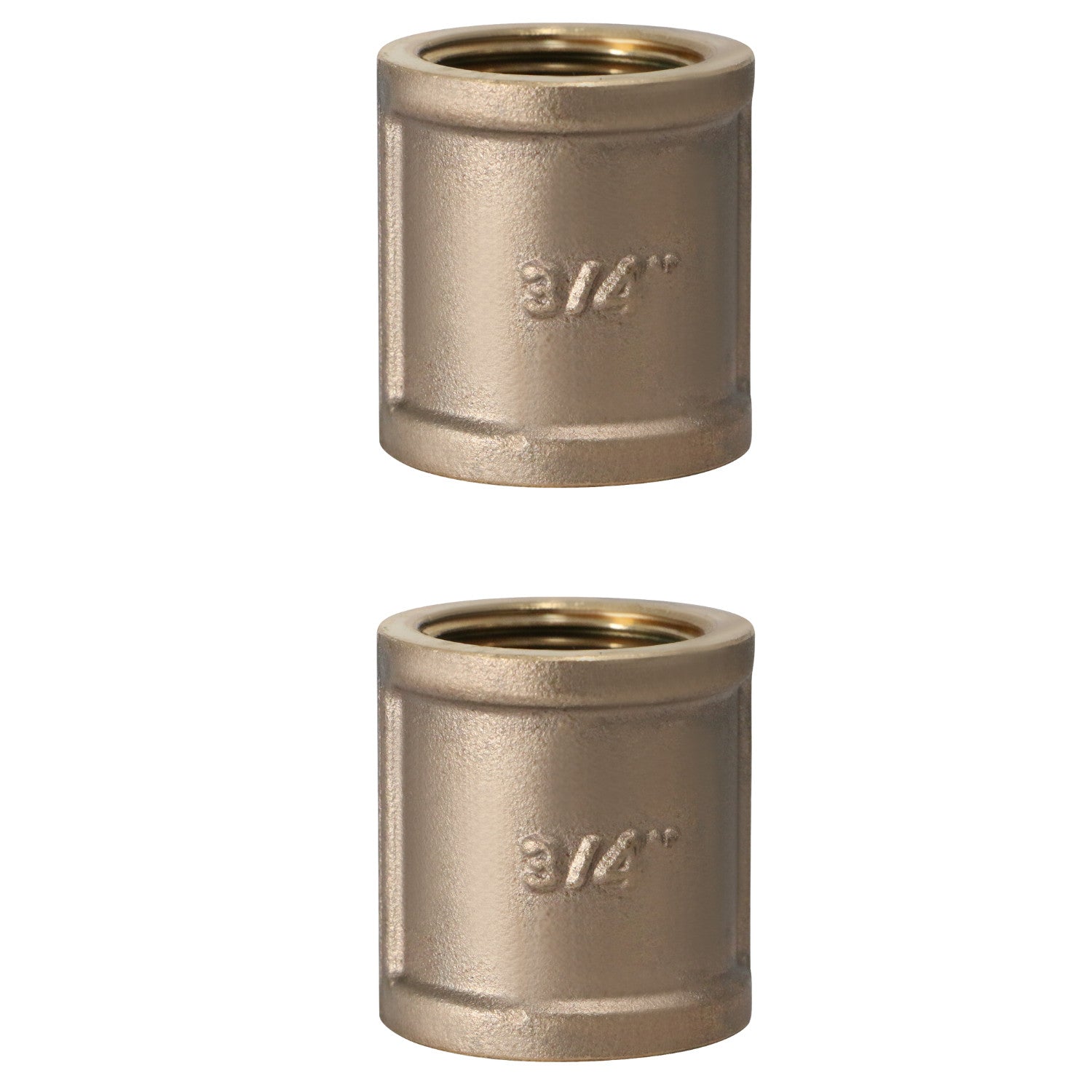 2 Pack XFITTING 3/4" FIP x 3/4" FIP Coupling, Female NP