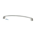 10 Modern Bo Square 7-9/16" Brushed Nickel Kitchen Cabinet Handle