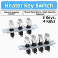 Manual Control Switch For Electric Heaters With 3 Button And 4 Button