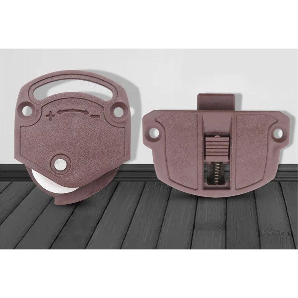 Complete Sliding Door Solution Wheels And Nylon Guides For Wardrobe