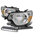 Chrome Housing Clear Head+amber Corner+smoke Led | Built Supply Co