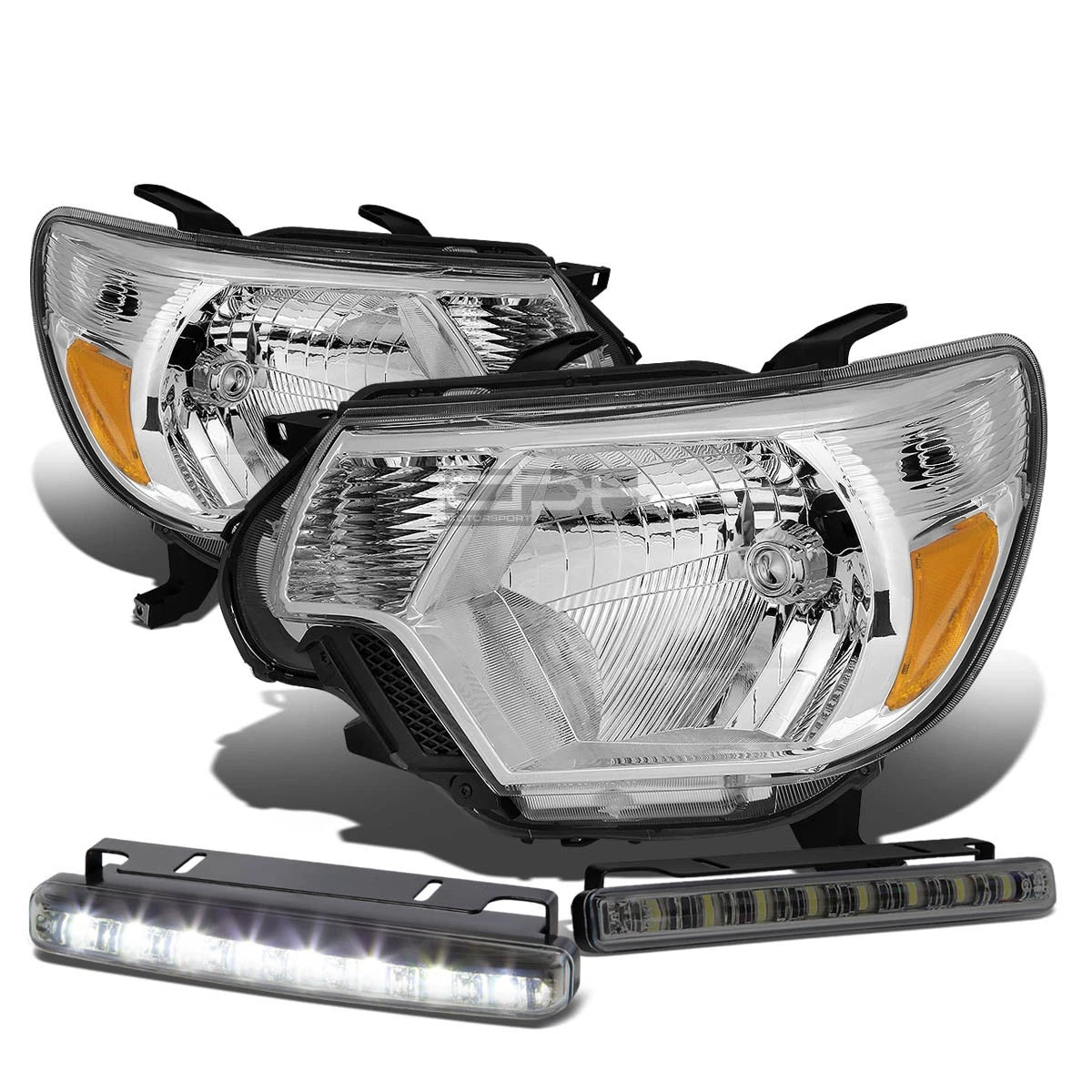 Chrome Housing Clear Head+amber Corner+smoke Led | Built Supply Co