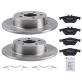 Rear Disc Brake Rotors Ceramic Pads for Ford Transit Connect 2014-2018