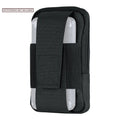 Black Tactical Molle Phone Tech Case Pouch Carry Up To 7"h X 4"w Phone