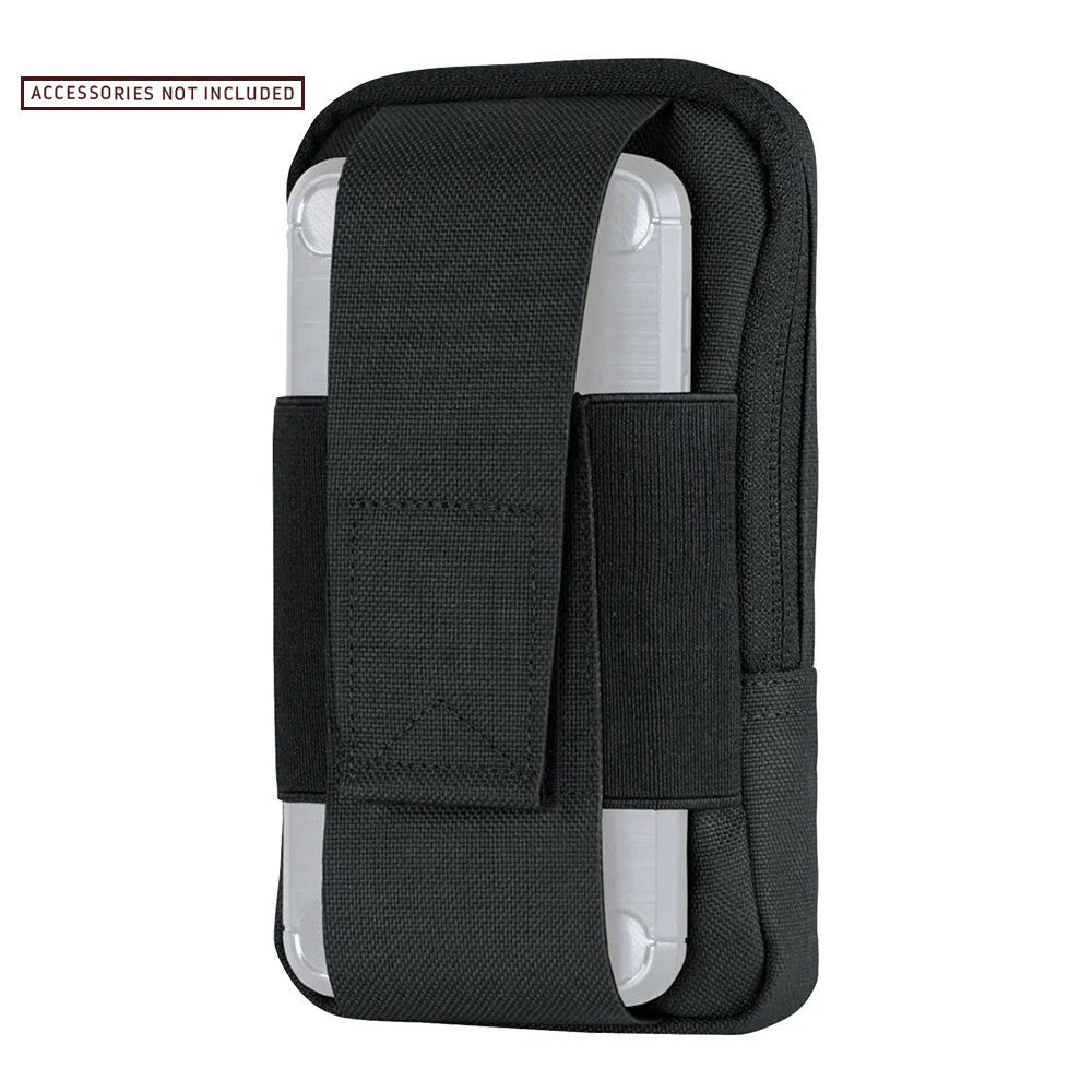 Black Tactical Molle Phone Tech Case Pouch Carry Up To 7"h X 4"w Phone