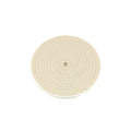 6" X 1/2" Arbor Hole - 20 Ply Spiral Sewn Polishing Muslin Cotton