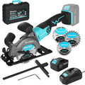 Duratech 20V Cordless Mini Circular Saw 4-1/2" Compact Electric