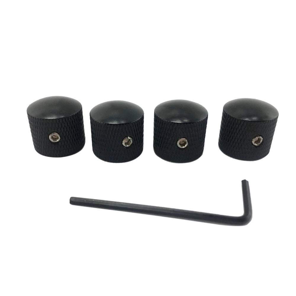 4pack Metal Electric Guitar Bass Volume Tone Control Knobs With