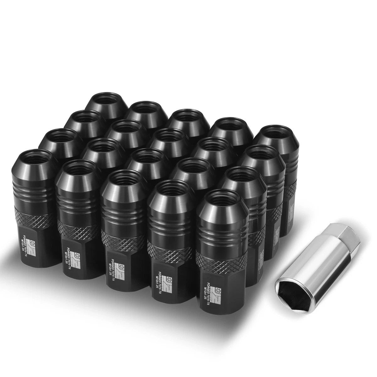 J2 Engineering Black M12 X1.25 21mm Od/ 50mm Height | Built Supply Co