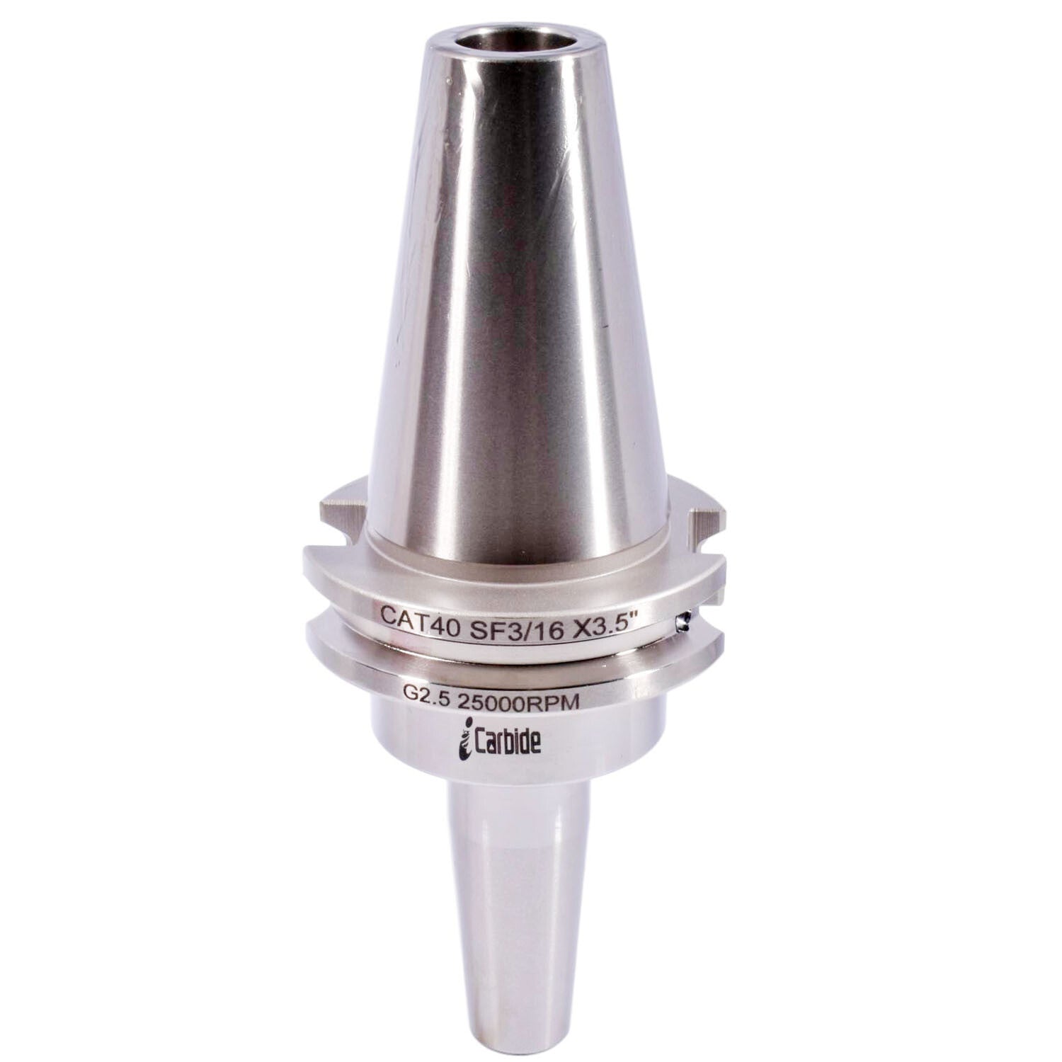 1pcs CAT40 3/16" X 3.5" Shrink Fit Tool Holder Balance G2.5 25000rpm