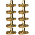XFITTING 1" x 3/4" x 3/4" PEX Tee 10 Pack