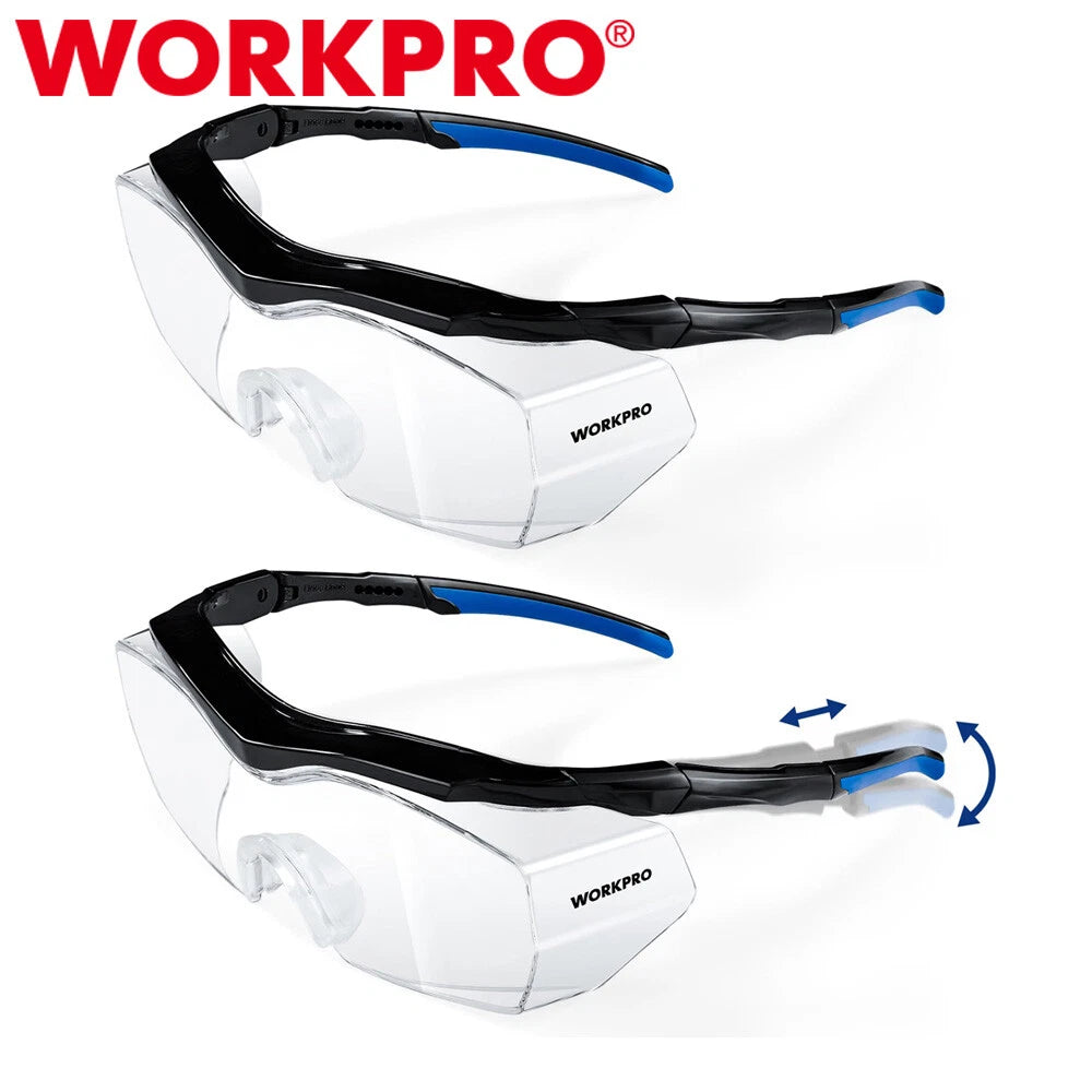 Workpro Safety Goggle Clear Safety Glasses Z87.1 Anti Fog Protective