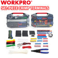 WORKPRO 582pieces Crimp Terminals Wire Cutter Stripper Wire Connector
