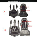 Diving Fin Strap Buckles Black Dive Fin Plastic | Built Supply Co