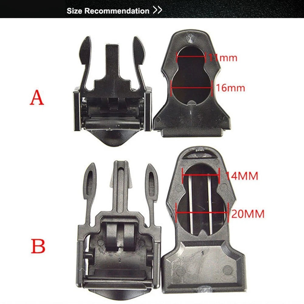 Diving Fin Strap Buckles Black Dive Fin Plastic | Built Supply Co