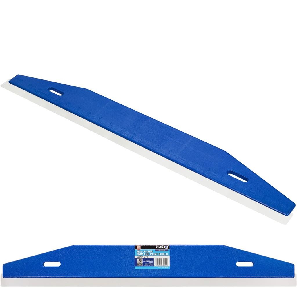 BlueSpot 600mm Wallpaper Trim and Paint Shield Wall 24" Painting Straight Edge O