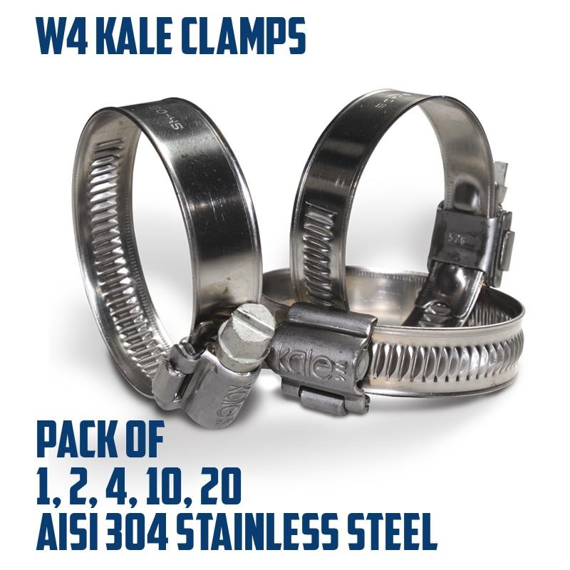 Kale Hose Clamp Jubilee Hose Clip W4 304 Stainless Steel 9mm Worm Drive PipeOpen