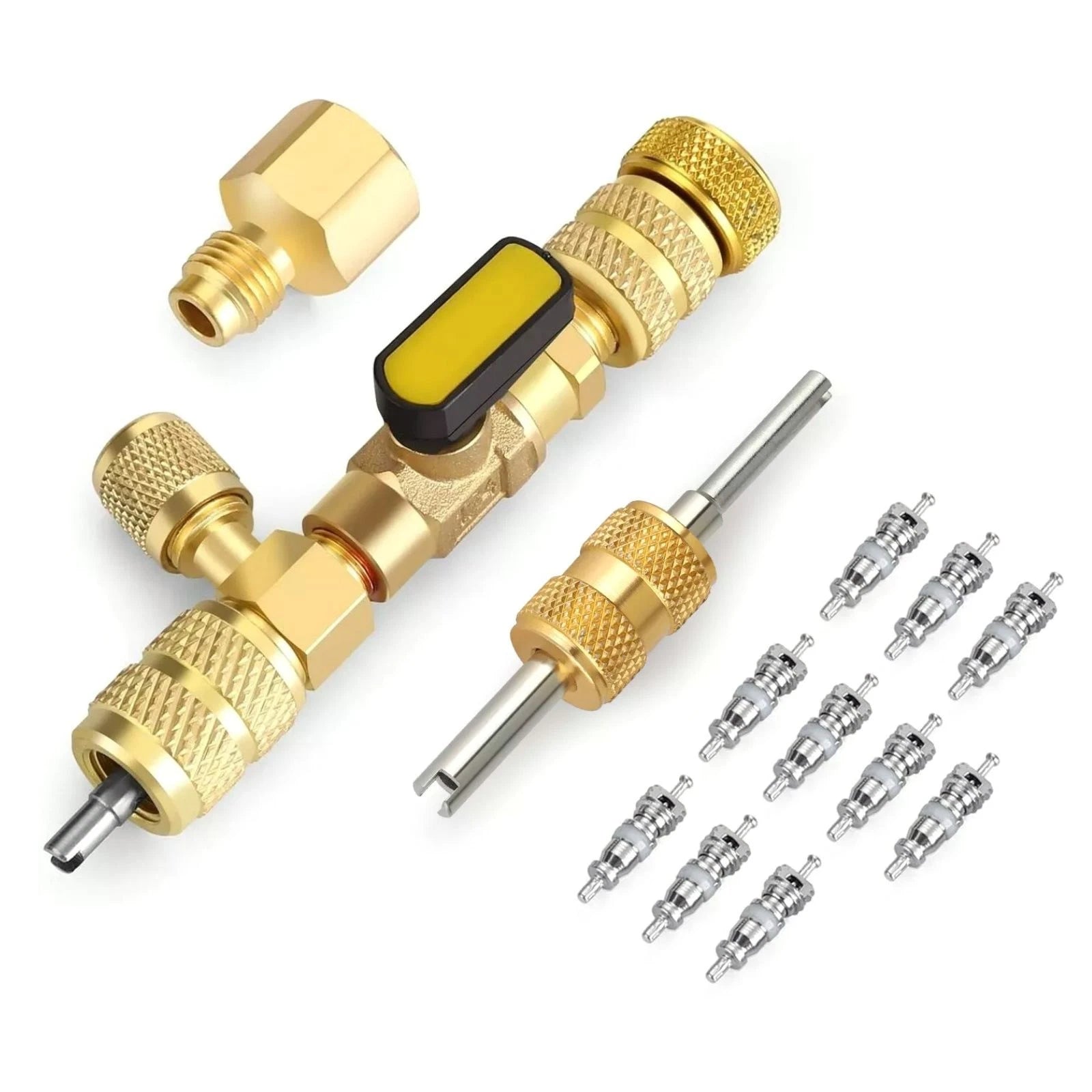 1/4" And 5/16" Port Valve Core Remover&instal<wbr/>ler Tool For Hvac