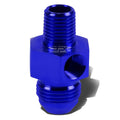 Blue 8-an Flare to 1/4" Npt Fitting/coupler/adapter+1/8"