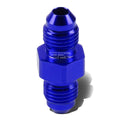 3an an-3 Male Straight Coupler Adapter Flare Blue Gas/oil/h20 Anodized