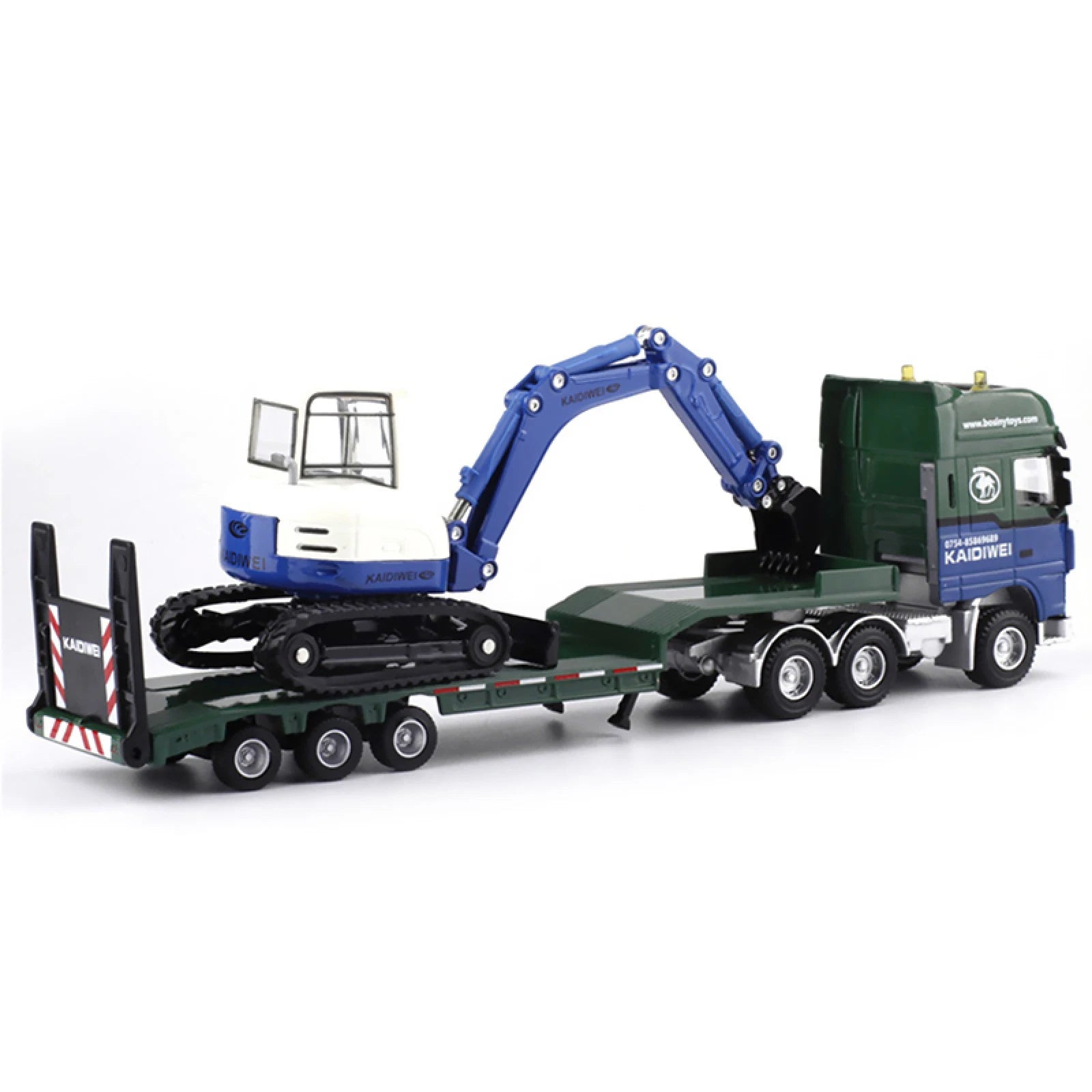 1:50 Alloy Flatbed Trailer Construction Truck | Built Supply Co