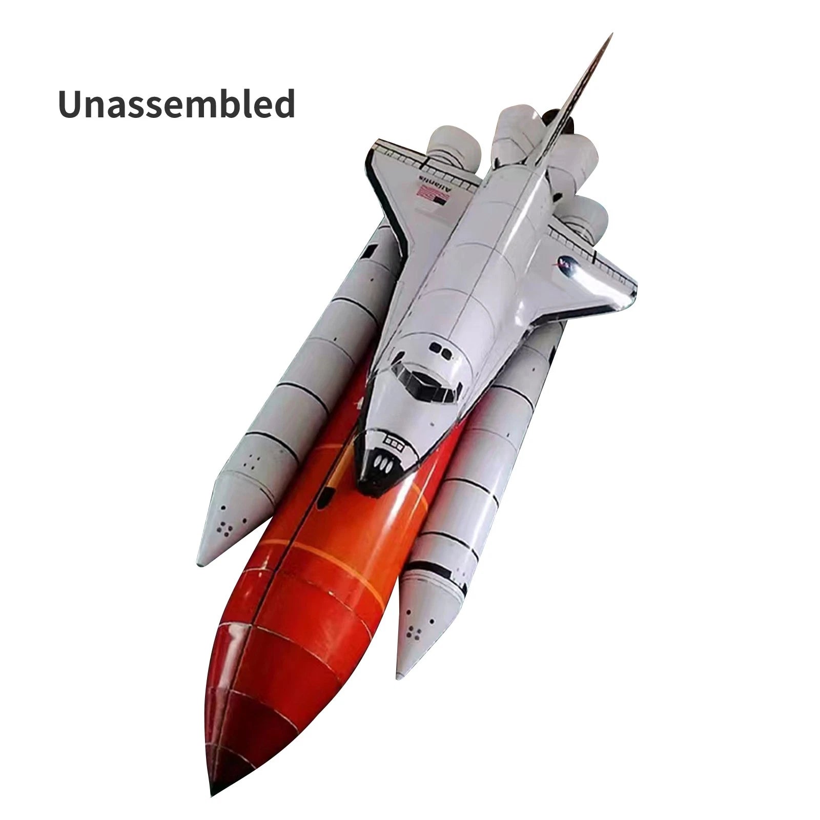 1: 150 Space Shuttle Atlantis Paper Model Space Rocket Craft